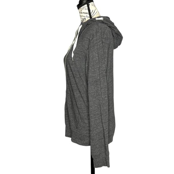Xersion (M) Hooded Full Zip Two Front Pocket Casual Knit Layering Comfy Jacket - Picture 3 of 12
